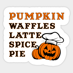 Best Pumpkin Foods Sticker